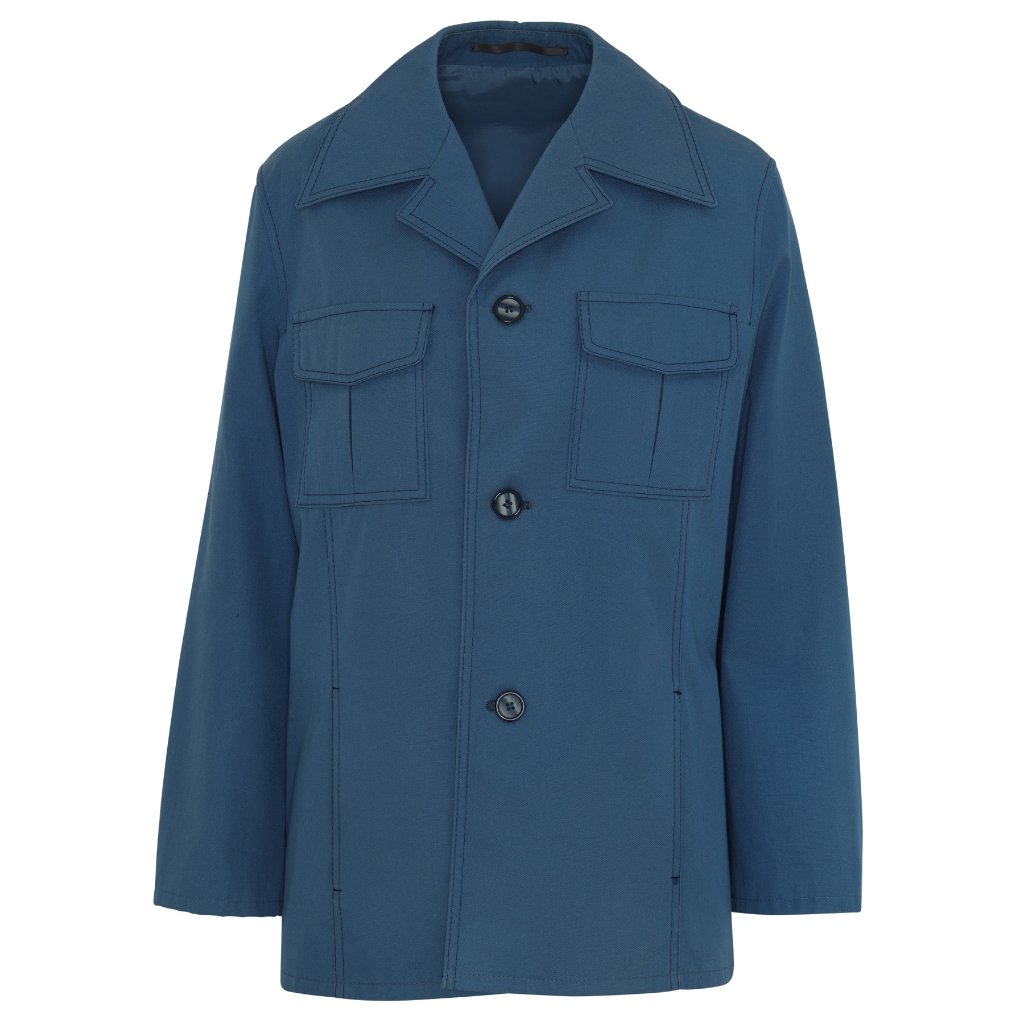 Tiklas (Finland) 70s, Deep Notched Lapels, Double Topstitching